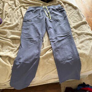 Figs Kade Cargo Scrub Pants, Size M Tall, Color Vapor Blue